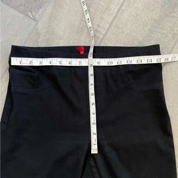 Spanx Black Faux Jean Leggings Jeggings Size Large - Picture 4 of 7